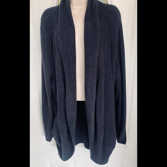 Barefoot Dreams Navy Blue Cardigan - Picture 1 of 7